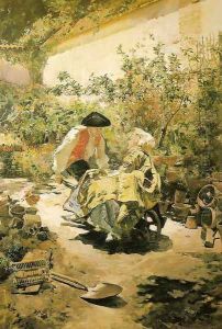 Trabajando en el Jardin by Emilio Sala y Frances