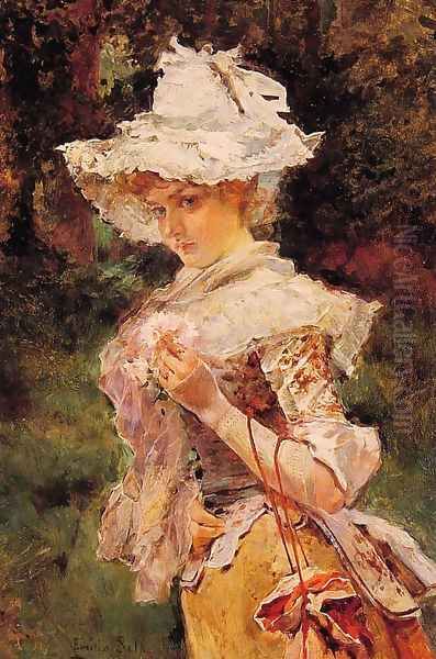 Picking Flowers by Emilio Sala y Frances