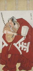 Danjuro in the role of Sakatano Kintoki by Katsukawa Shuncho