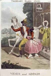 Venus and Adonis, No. 5 of Tregears Black Jokes, engraved by Hunt, pub. by G.S. Tregear, c.1833 by W. Summers