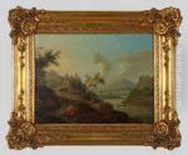 Ideale Flusslandschaft - view 1