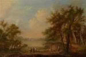 Flusslandschaft by Christian Georg Schuttz II