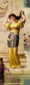 A Roman Beauty in the Baths by Eisman Semenowsky
