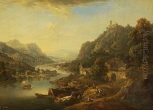 Ideale Flusslandschaft.