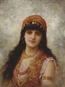 An Oriental Beauty by Eisman Semenowsky
