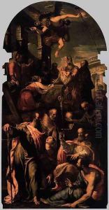 Presentation of Mary in the Temple 1548-50 by Giuseppe Salviati