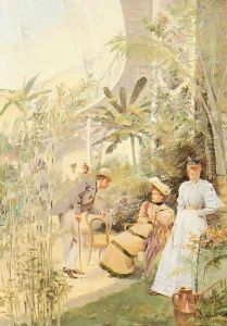 A Meeting in the Garden by Jean Paul Sinibaldi