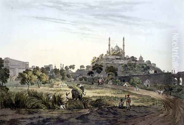 A View at Lucknow, plate VII, engraved by Daniel Havell 1785-1826 1809 - view 1