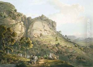 The Town of Abha in Abyssinia, engraved by J. Bluck fl.1791-1831 1809