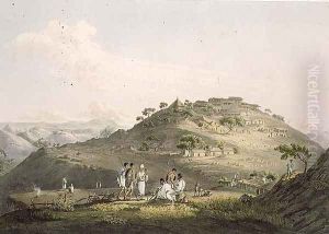The Town of Dixan in Abyssinia, engraved by Daniel Havell 1785-1826 1809 by Henry Salt