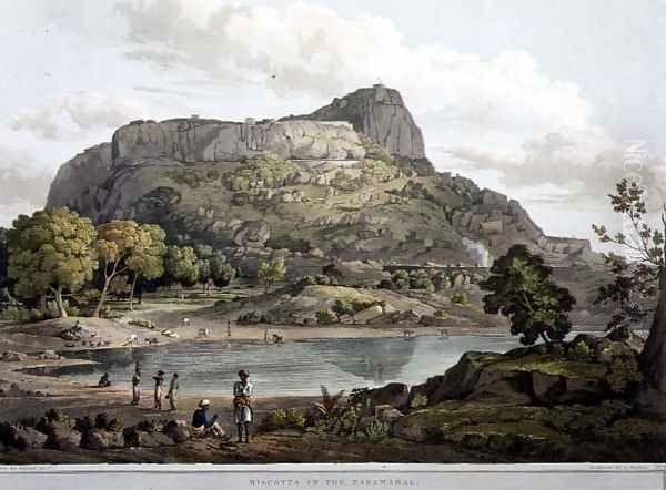 Riacotta in the Baramahal, plate XII, engraved by Daniel Havell 1785-1826 1809 - view 1