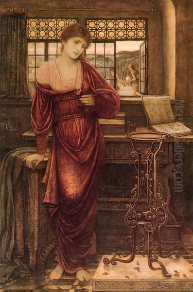Isabella and the Pot of Basil I by John Melhuish Strudwick
