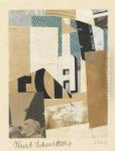 Ohne Titel (berlin S 03) by Kurt Schwitters