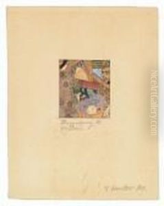 Merzzeichnung 50 Fur Clara by Kurt Schwitters