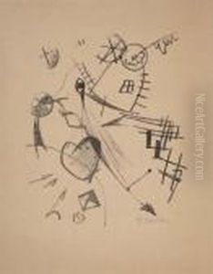 Komposition Mit Kopf Im Linksprofil by Kurt Schwitters