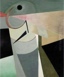 Ohne Titel (bild Mit Kreis Und Sichel) - Untitled (picture With Circle And Crescent) by Kurt Schwitters