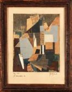 Gelbfleck (merz 247) by Kurt Schwitters