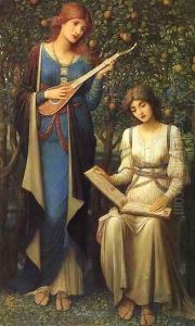 When Apples were Golden and Songs were Sweet, But Summer had Passed away by John Melhuish Strudwick