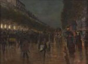 Parigi Di Notte by Pietro Scoppetta