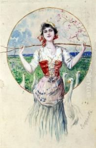 The Goose Girl by Pietro Scoppetta