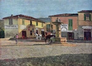 Piazzetta a Settignano by Telemaco Signorini