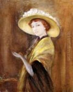 Fanciulla Con Cappello by Pietro Scoppetta