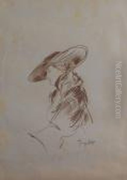 Ritratto Di Gentildonna Con Cappello - view 1