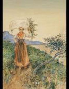 Contadina Di Amalfi by Pietro Scoppetta