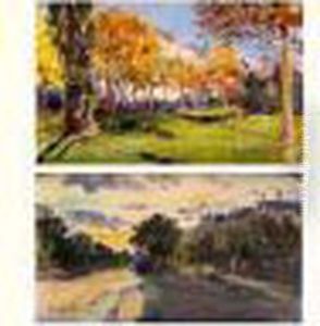 Vue De Parc Et Grande Avenue by Pietro Scoppetta