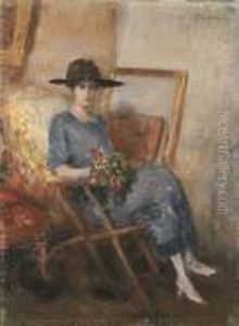 Signora Seduta, In Interno by Pietro Scoppetta