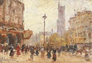 Parigi, Piazza Saint Jacques by Pietro Scoppetta