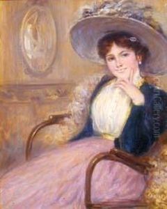 Giovanetta Seduta Con Cappello.