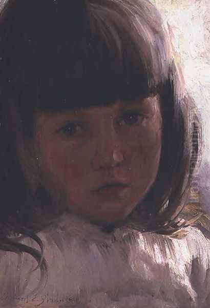 Study of a young girl - view 1