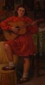 Ragazza Che Suona Lachitarra Ragazza Che Suona Lachitarra