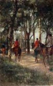 Caccia Alla Volpe by Eugenio Scorzelli