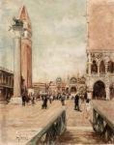 Piazza San Marco by Eugenio Scorzelli