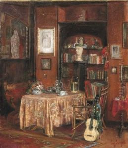 Interno Con Chitarra by Eugenio Scorzelli