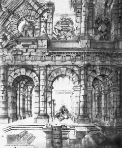 Ruins of the Ancient Roman Theater of Marcellus 1480s