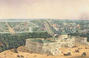 View of Washington, pub. by E. Sachse & Co., 1852