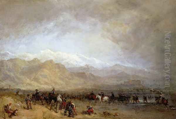 French Troops Fording the Magra - view 1