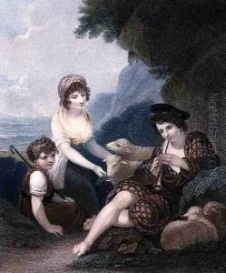 The Rustic Minstrel, engraved and pub. by Anthony Cardon 1772-1813, 1801