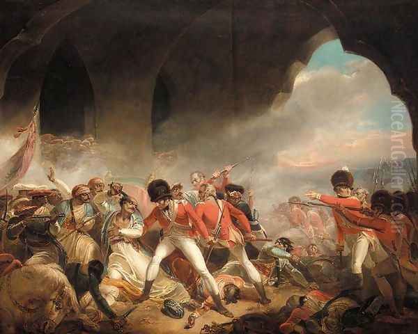The Last Effort and Fall of Tippoo Sultan c. 1800 - view 1