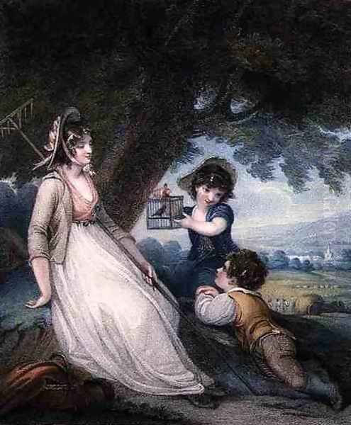 Innocent Captivation, engraved and pub. by Anthony Cardon 1772-1813, 1801 - view 1