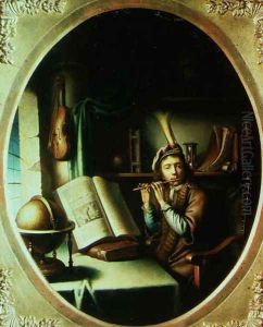 The Flute Player by Jan Adriansz van Staveren