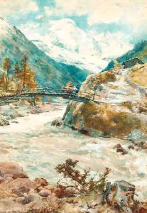 The angry visp by Alfred William Strutt