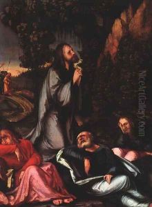 The Agony in the Garden 1516 by Hans Leonhard Schaufelein