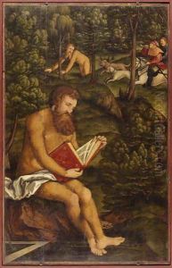 St. Onipherus, 1520 by Hans Leonhard Schaufelein