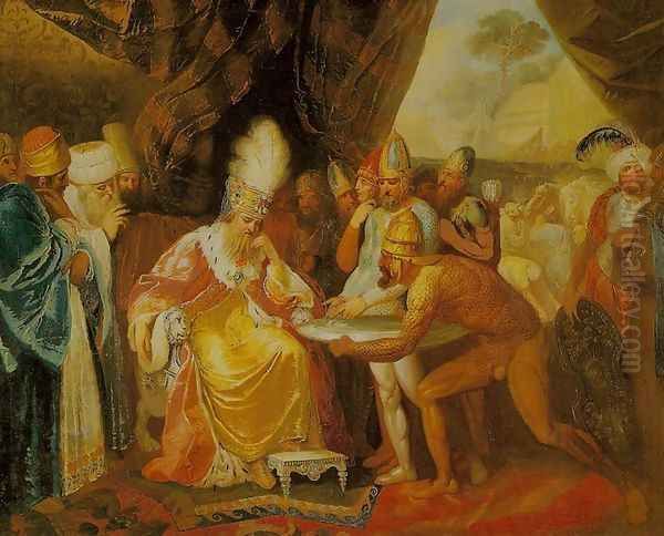 Scythian Envoys before Darius - view 1