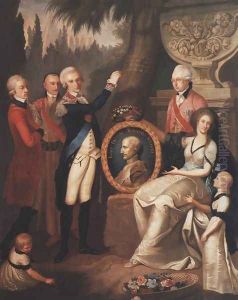 Portrait of Prozor Family by Franciszek Smuglewicz