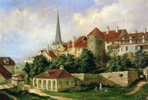 A View of Tallinn with Hattorpe Tower